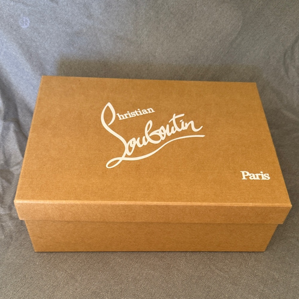 Christian Louboutin Tan Shoe Box